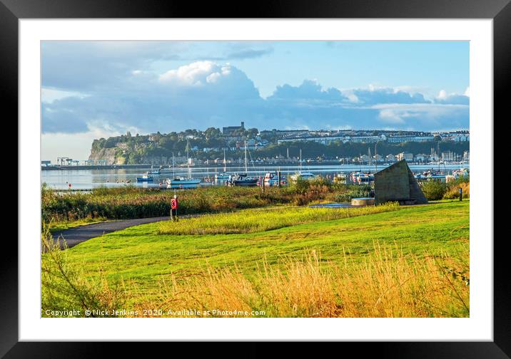Cardiff Bay Early October Morning Framed Mounted Print by Nick Jenkins