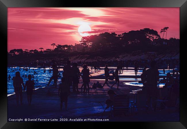 Parque del Plata Beach, Canelones, Uruguay Framed Print by Daniel Ferreira-Leite