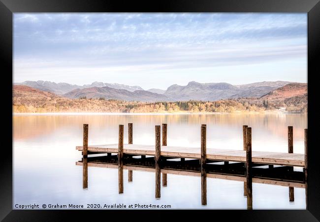 Lake Windermere Framed Print by Graham Moore