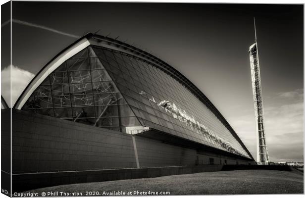Glasgow Science Centre No. 3 Canvas Print by Phill Thornton