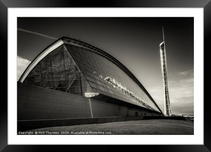 Glasgow Science Centre No. 3 Framed Mounted Print by Phill Thornton