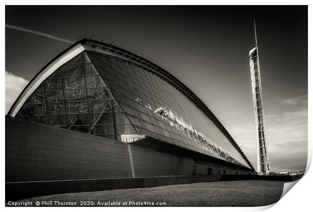 Glasgow Science Centre No. 3 Print by Phill Thornton
