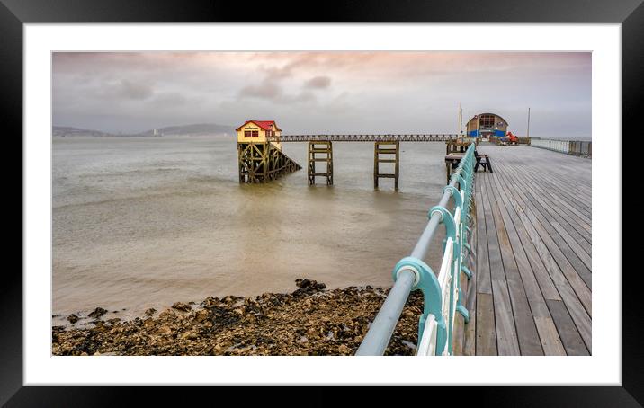 Mumbles Lifeboat Station, Swansea, Wales, UK Framed Mounted Print by Mark Llewellyn