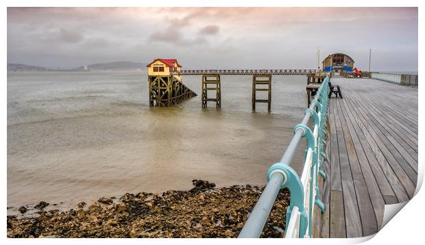 Mumbles Lifeboat Station, Swansea, Wales, UK Print by Mark Llewellyn