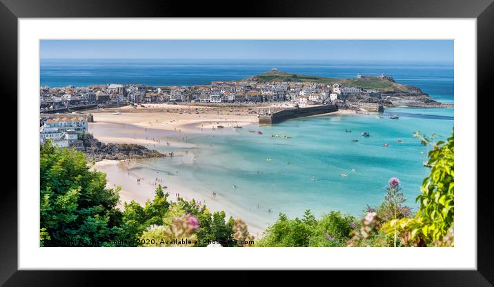 St Ives Cornwall Framed Mounted Print by Rick Lindley