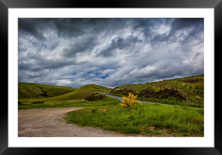 Winding Roads in Rivington Bolton Framed Mounted Print by Jonathan Thirkell