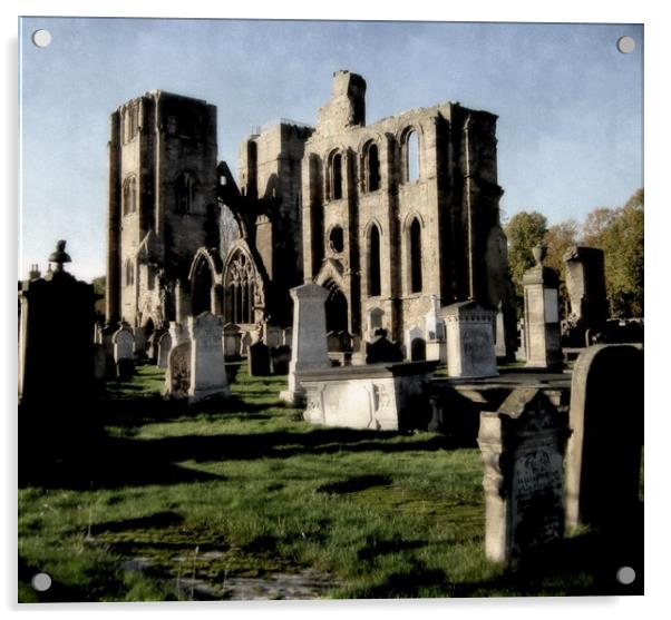 elgin cathedral Acrylic by dale rys (LP)