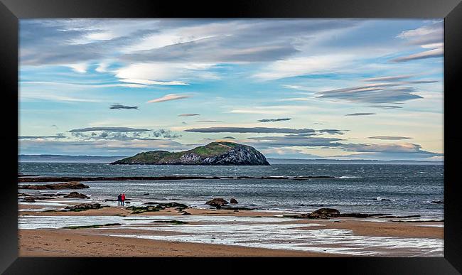 Down the Beach  Framed Print by Alan Sinclair