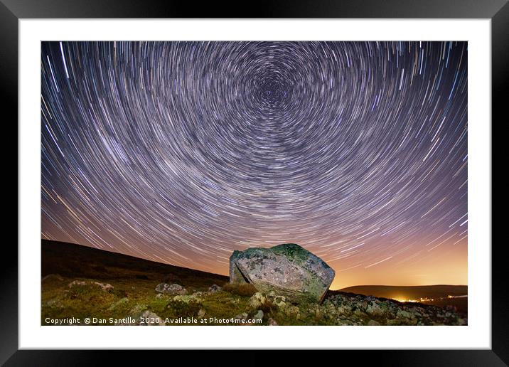 Sweyne's Howes, Rhossili Down Framed Mounted Print by Dan Santillo