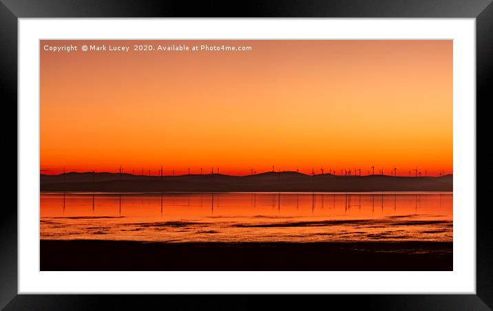 An Orange George Framed Mounted Print by Mark Lucey