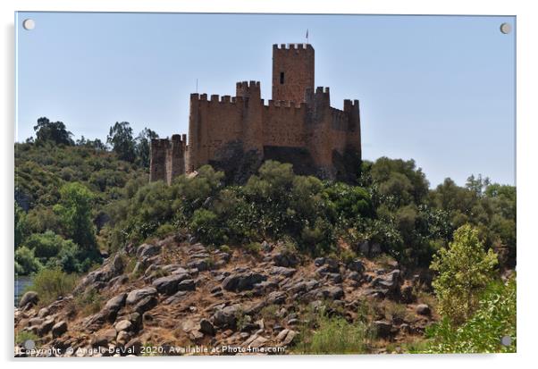 Templar Medieval Castle of Almourol Acrylic by Angelo DeVal