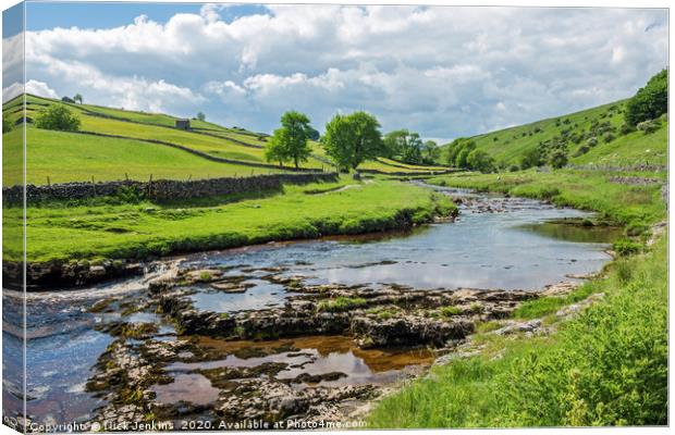 Langstrothdale landscape in the Yorkshire Dales Canvas Print by Nick Jenkins