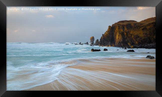 The Rush - Dalmore - Isle Of Lewis Outer Hebrides Framed Print by Phil Durkin DPAGB BPE4
