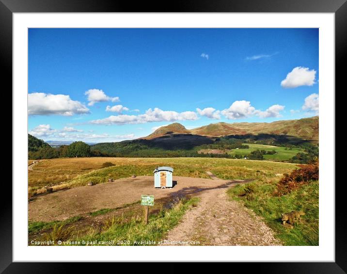 West Highland Way near Milngavie Framed Mounted Print by yvonne & paul carroll