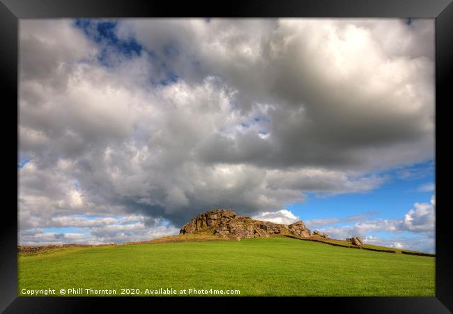 Almscliffe Crag, North Yorkshire No.1 Framed Print by Phill Thornton