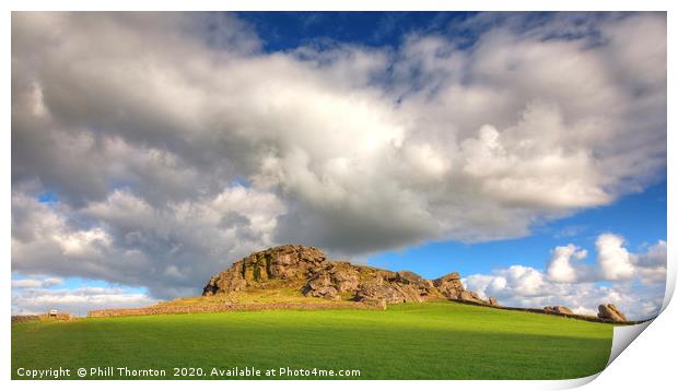 Almscliffe Crag, North Yorkshire No.2 Print by Phill Thornton