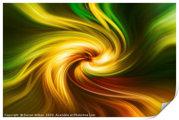 Autumn Swirls  Print by Darren Wilkes