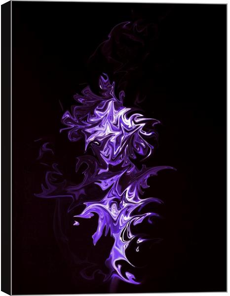 Abstract in smoke Canvas Print by Martin Smith