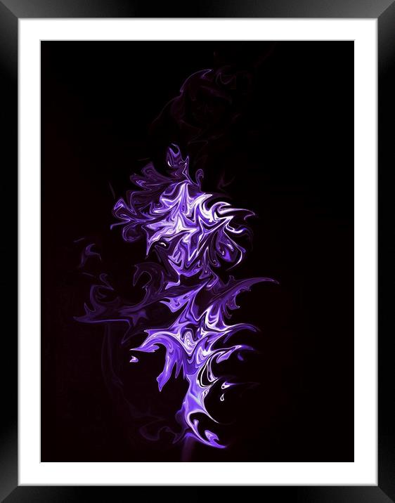 Abstract in smoke Framed Mounted Print by Martin Smith