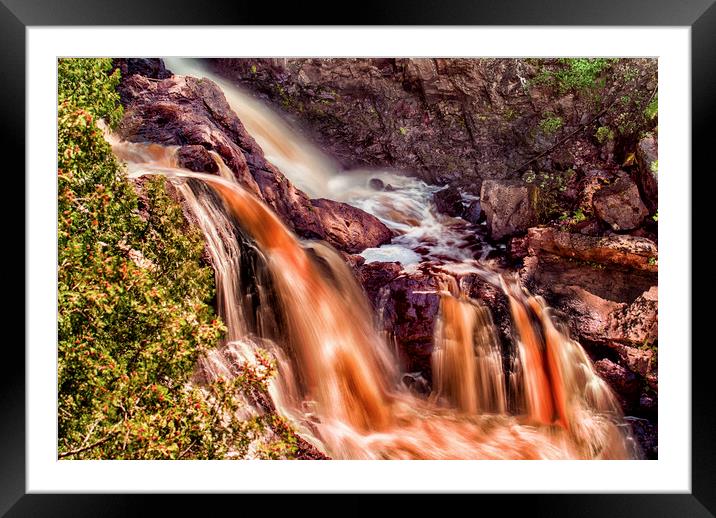 Flowing Framed Mounted Print by Jonah Anderson Photography
