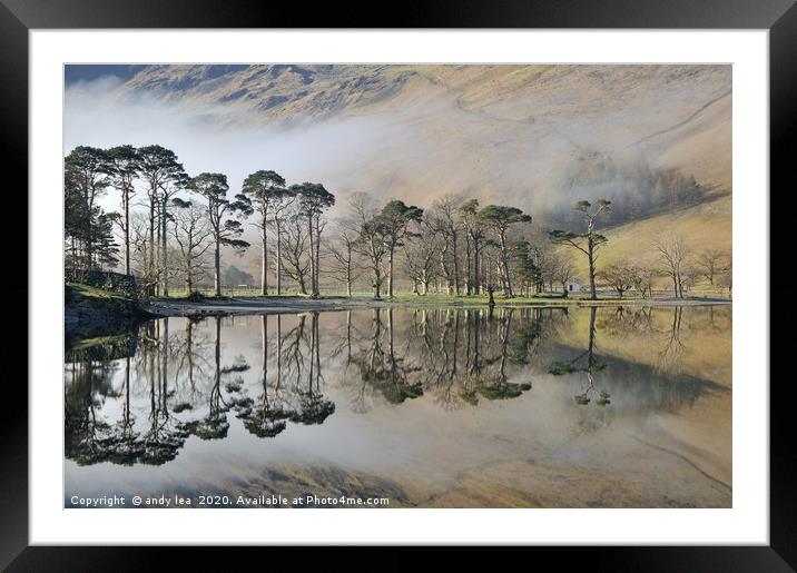 Sentinels Of Light Framed Mounted Print by andy lea