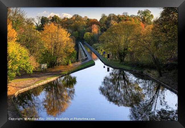 Chirk Aqueduct Framed Print by Andrew Ray