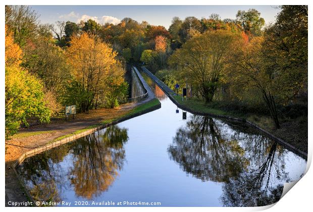 Chirk Aqueduct Print by Andrew Ray