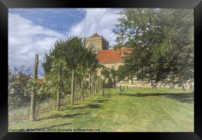 Dorchester Abbey Oxfordshire Art Framed Print by Ian Lewis