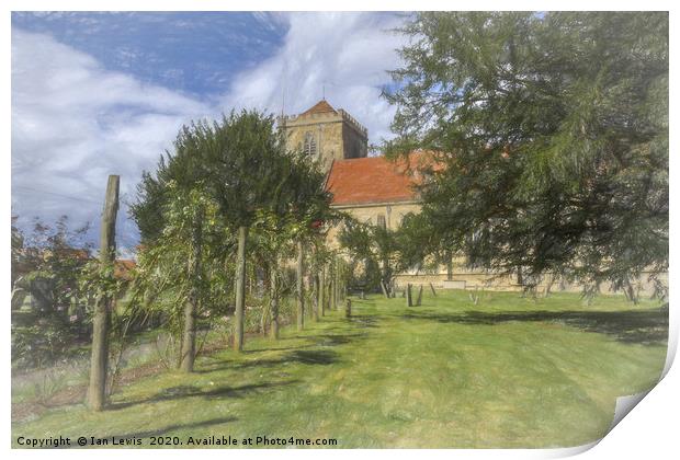 Dorchester Abbey Oxfordshire Art Print by Ian Lewis