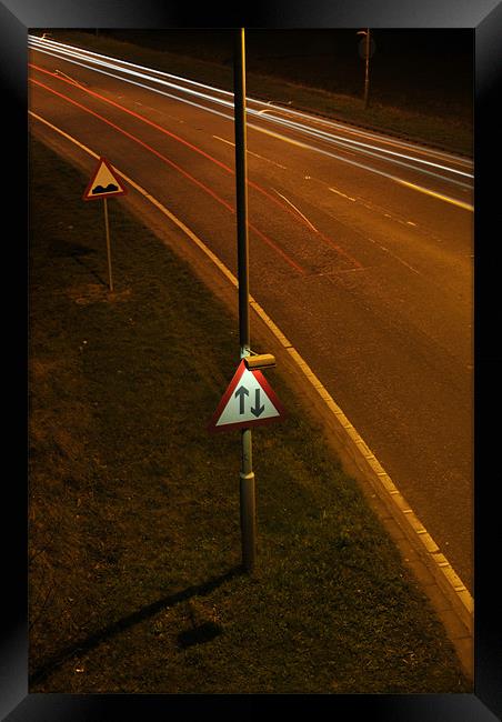 Two Way Traffic Framed Print by Daniel Gray