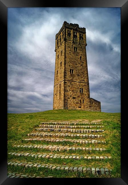 Victoria Tower,Castle Hill                     Framed Print by Darren Galpin