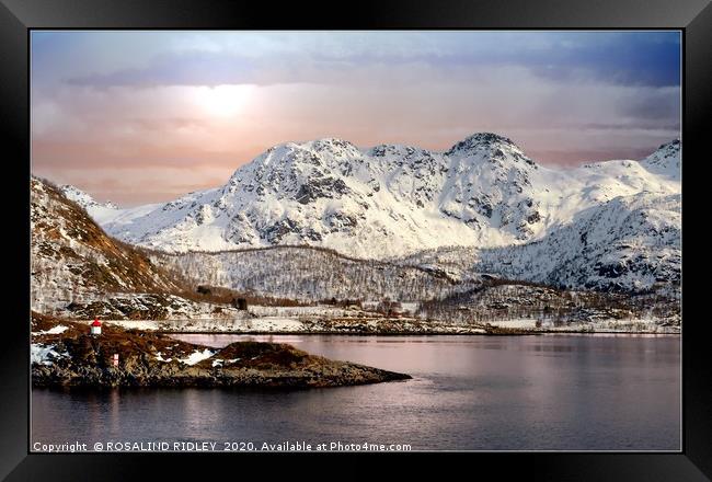 "Norway in March" Framed Print by ROS RIDLEY