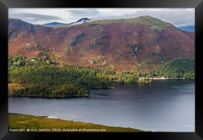 Derwentwater from Surprise View Lake District Framed Print by Nick Jenkins