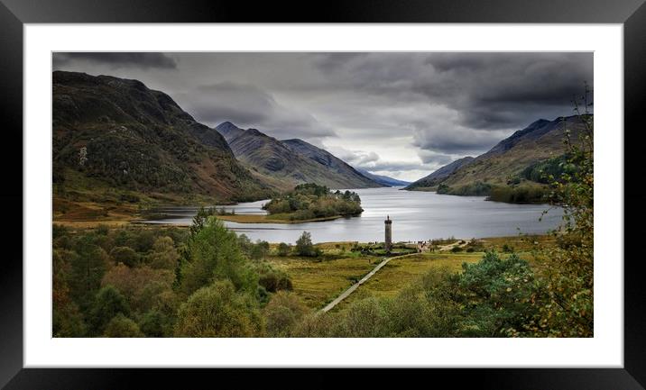 Glenfinnan and Loch Shiel Framed Mounted Print by Steven Lennie