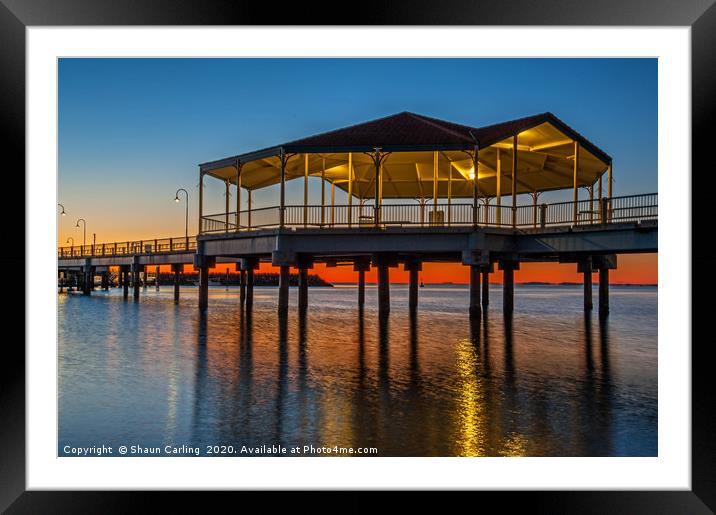 Redcliffe Jetty, Queensland, Australia Framed Mounted Print by Shaun Carling