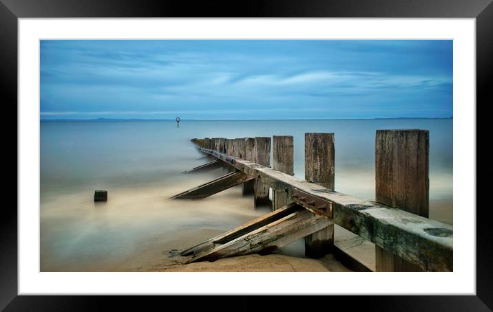The Turning Tide Framed Mounted Print by Steven Lennie