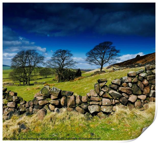 The Peak District  Print by Tony Williams. Photography email tony-williams53@sky.com