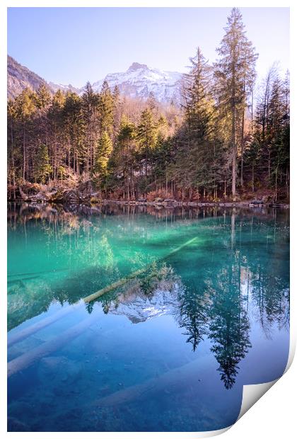 Lake Blausee Print by Svetlana Sewell