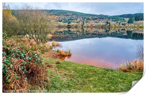 Llwyn-Onn Reservoir, Brecon Beacons Print by Gordon Maclaren
