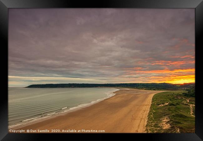 Oxwich Bay, Gower Framed Print by Dan Santillo