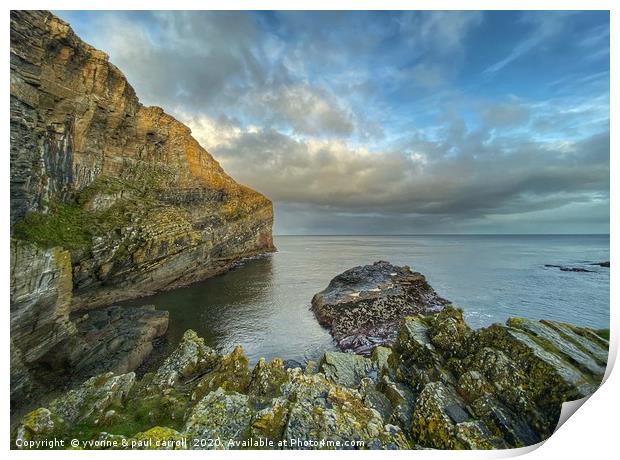 Whaligoe Harbour, North Coast 500, Scotland Print by yvonne & paul carroll