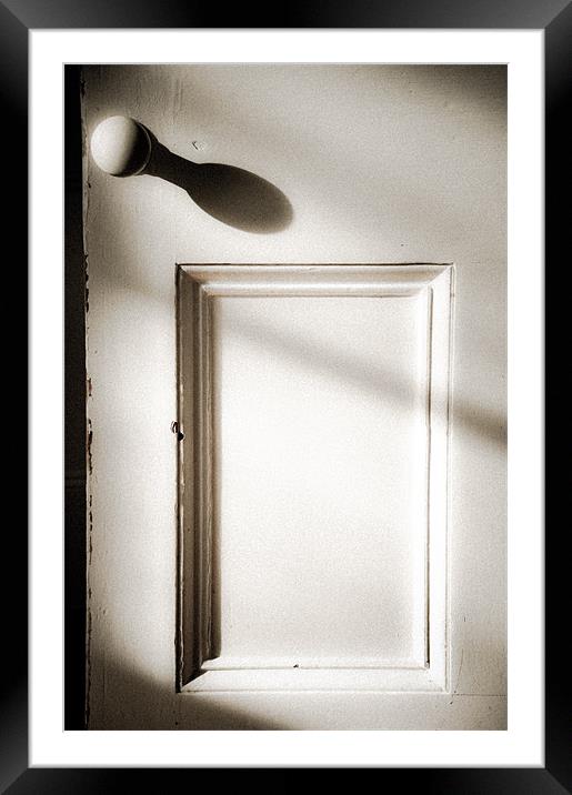 The Old Door Knob Framed Mounted Print by K. Appleseed.