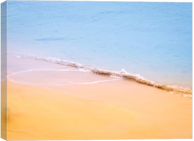 Serenity at Porthgwidden Beach Canvas Print by Beryl Curran