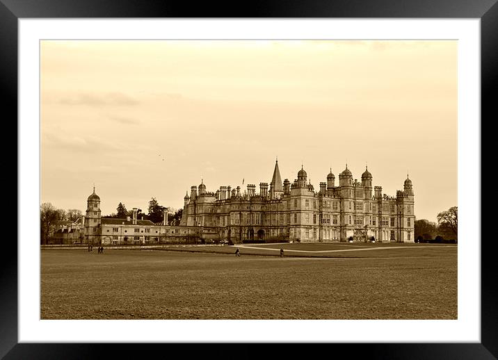 Burghley House Stamford, Lincolnshire Framed Mounted Print by Daniel Gray
