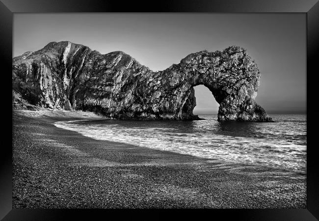 Durdle Door                                Framed Print by Darren Galpin