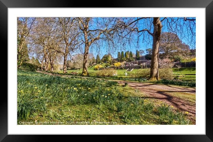 St. Fagans in the Spring Framed Mounted Print by Gordon Maclaren