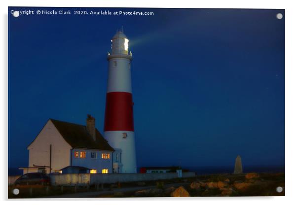 The Lighthouse Acrylic by Nicola Clark