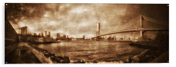New York Panorama  Acrylic by Scott Anderson