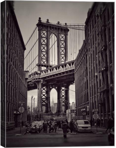 Brooklyn Bridge, New York City  Canvas Print by Scott Anderson