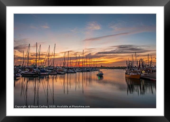 Sunset In Paradise Framed Mounted Print by Shaun Carling